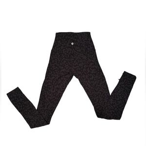 Lululemon leopard print leggings full length
